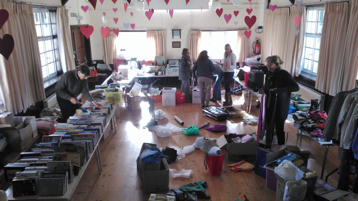 Jumble sale Iford Hall